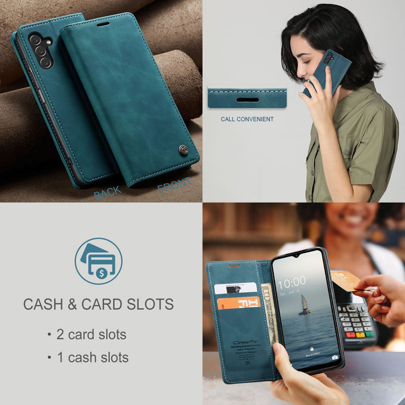 CaseMe Flip Wallet For Your Samsung A14