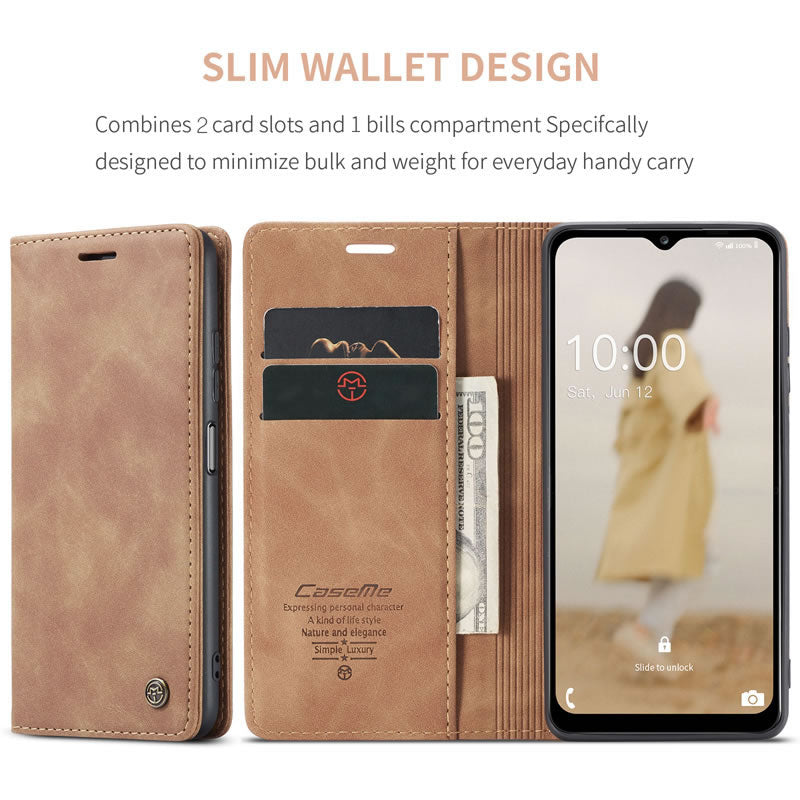 CaseMe Flip Wallet For Your Samsung A14