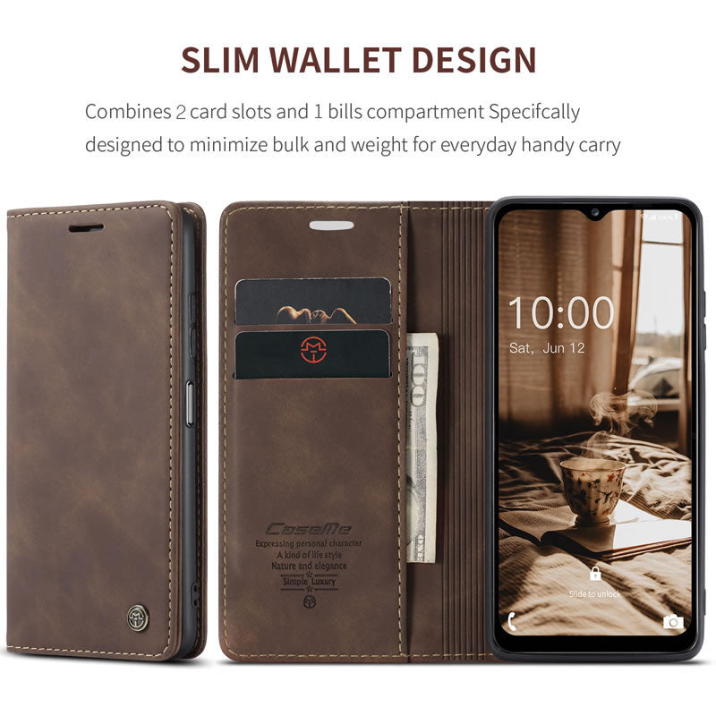 CaseMe Flip Wallet For Your Samsung A14