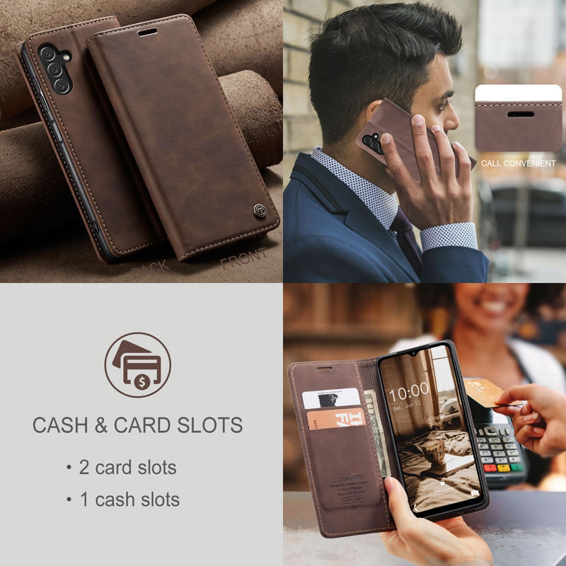 CaseMe Flip Wallet For Your Samsung A14