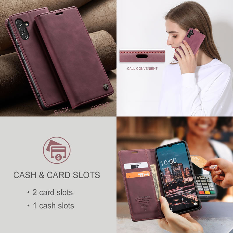 CaseMe Flip Wallet For Your Samsung A14