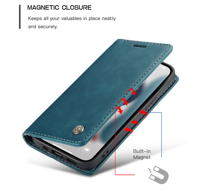 CaseMe iPhone 13 Flip Wallet Case