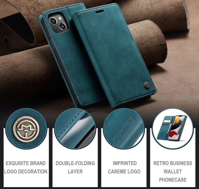 CaseMe iPhone 13 Flip Wallet Case