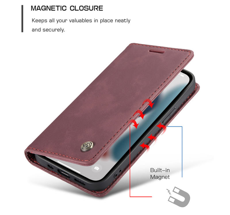 CaseMe iPhone 13 Flip Wallet Case