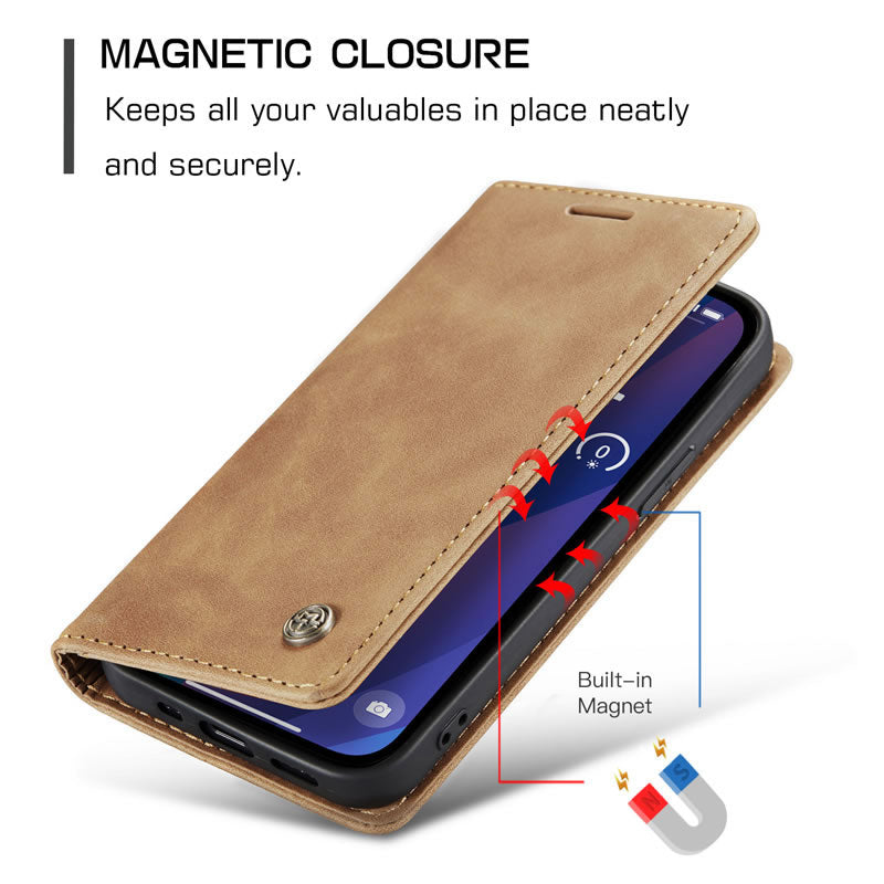 CaseMe Flip Wallet Cover for iPhone 15 Pro