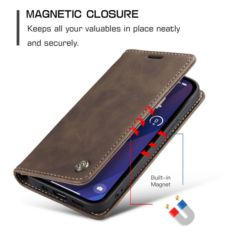 CaseMe Flip Wallet Cover for iPhone 15 Pro