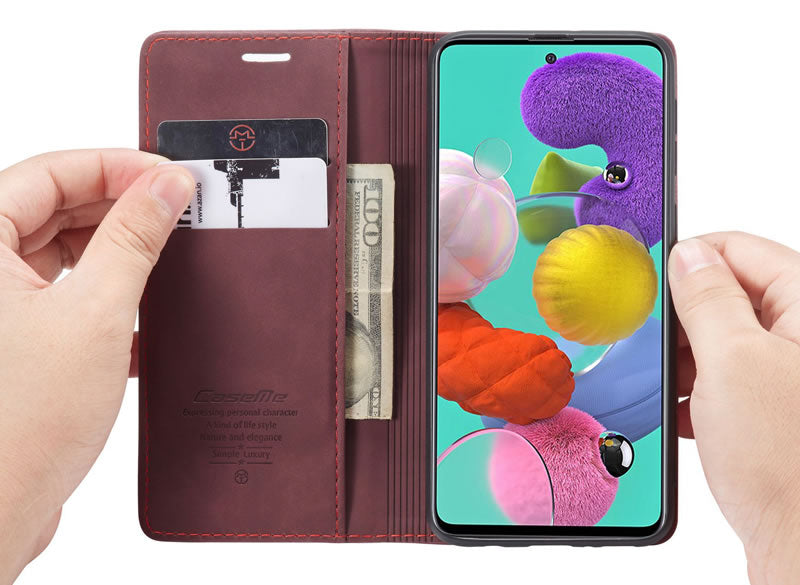 CaseMe Samsung A51 Flip Wallet Case