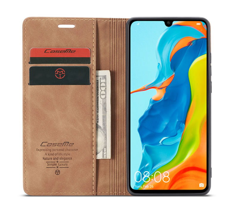 CaseMe Huawei P30 Lite Flip Wallet Cover