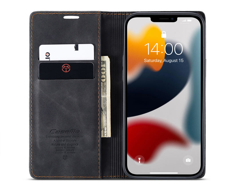 CaseMe iPhone 13 Flip Wallet Case