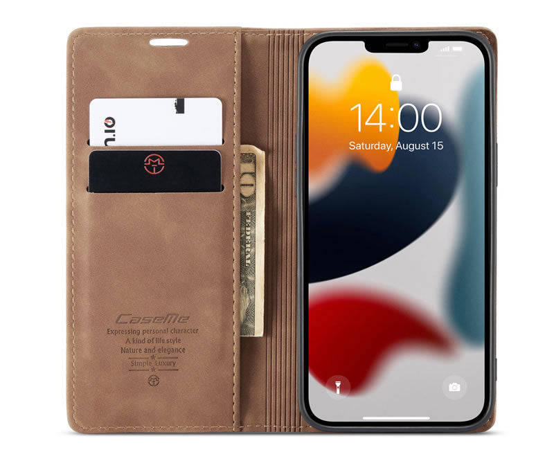 CaseMe iPhone 13 Flip Wallet Case