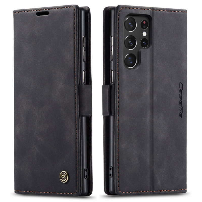 CaseMe Samsung Galaxy S22 Ultra Flip Wallet Case